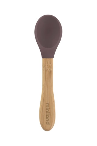 Tigela e colher em bambu e silicone - A partir do nascimento