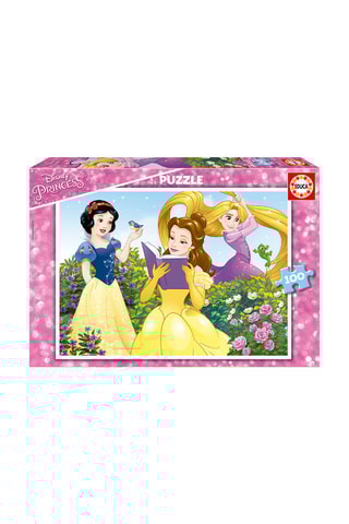 Puzzle Biancaneve, Belle e Rapunzel Disney - 100 pezzi - Da 6 anni