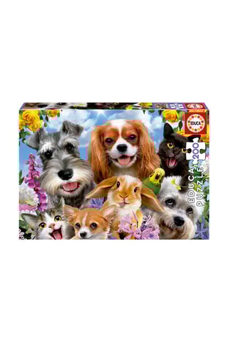 Puzzle selfie animali felici - 200 pezzi - Da 6 anni