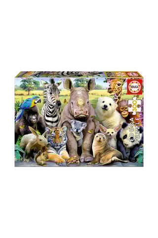 Puzzle foto de turma animais selvagens