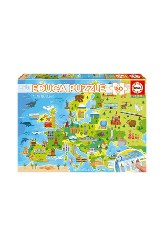 Puzzle cartina Europa - 150 pezzi - Da 6 anni
