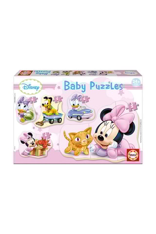 5 mini puzzle baby Minni Disney - 20 pezzi - Da 2 anni