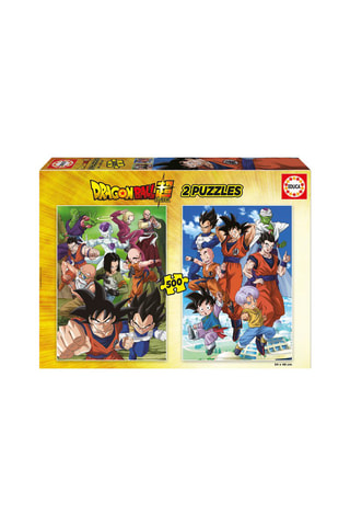 2 puzzle Dragon Ball Super - 2 x 500 pezzi - Da 11 anni