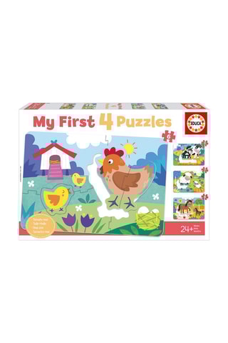 4 primi puzzle La fattoria - 26 pezzi - Da 2 anni