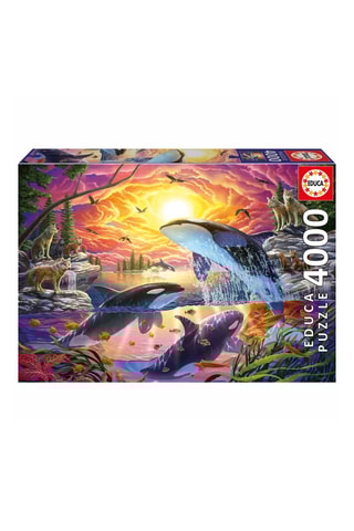 Puzzle Orcas e Lobos - 4000 peças