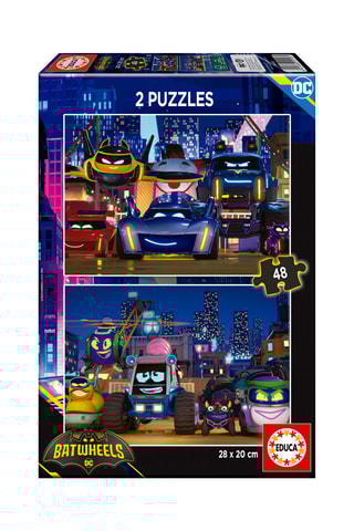 2 puzzles Batwheels - 2 x 48 peças