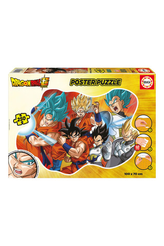 Poster puzzle Dragon Ball Super - 250 peças