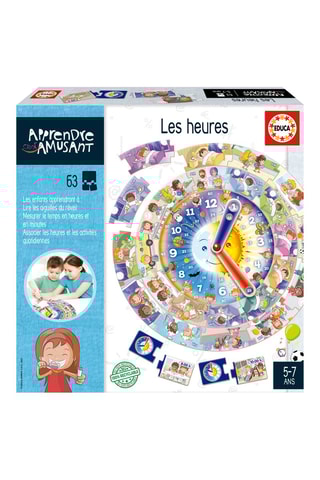 Puzzle Le ore - 63 pezzi - Da 5 anni