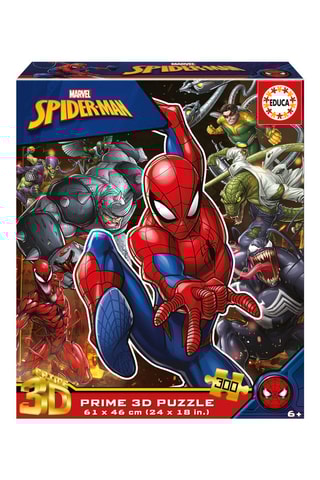 Puzzle 3D Homem-Aranha Os Vingadores Marvel - 300 peças - A partir dos 6 anos
