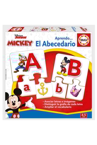 Puzles Aprendo el abecedario Mickey y Goofy Disney - De 4 a 5 años