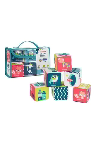 6 cubos com guizo - A partir do nascimento