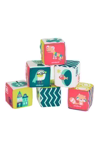 6 cubos com guizo - A partir do nascimento