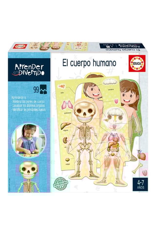 Juego de iniciación al cuerpo humano - 99 piezas - De 4 a 7 años