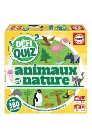 Desafío quiz Animales y naturaleza - Desde 7 años