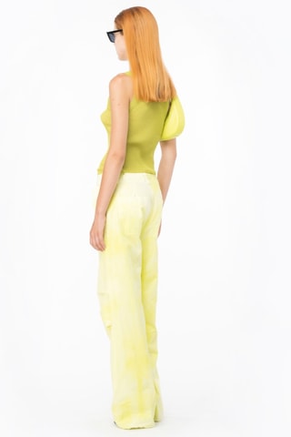 Camisola de alças - Verde-lima