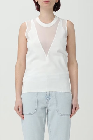 Camisola de alças - Branco