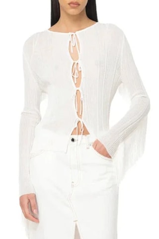 Casaco de malha - Branco