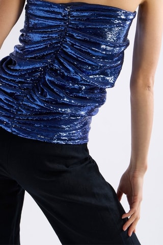 Bustier Top - Koningsblauw