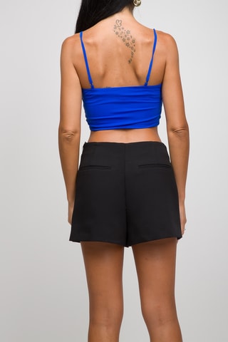 Crop Top - kobaltblauw