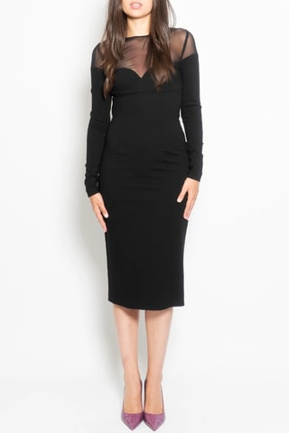 Vestido de tubo - Negro