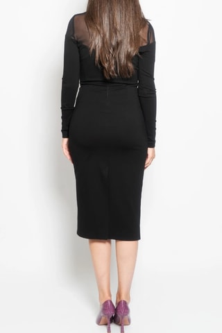 Vestido de tubo - Negro