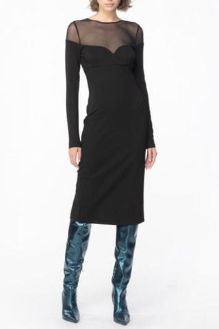 Vestido de tubo - Negro