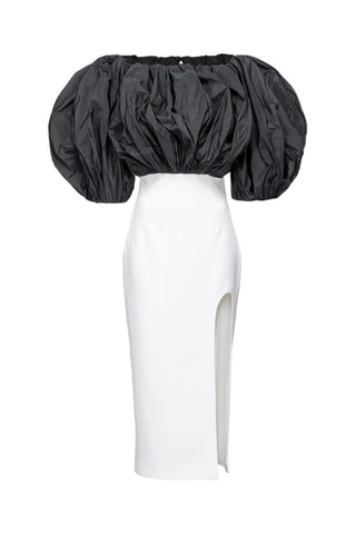 Vestido midi - Blanco