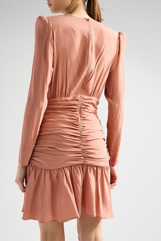 Vestido evasé - Rosa