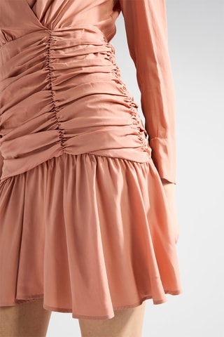 Vestido evasé - Rosa