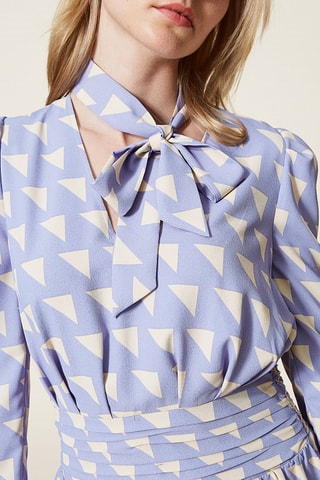 Vestido estilo patinadora - Malva