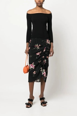 Vestido efeito ilusório - Preto