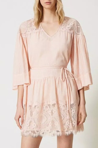 Vestido estilo patinadora - Rosa