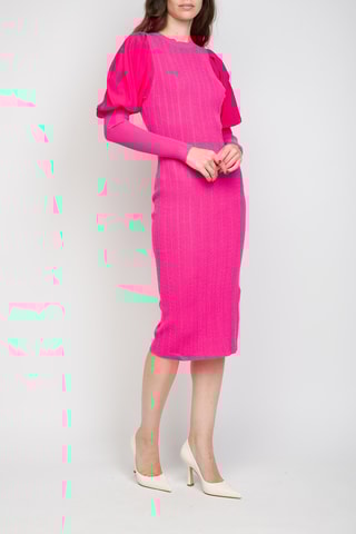 Vestido-camisola - Fúcsia