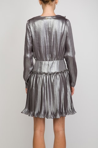 Vestido estilo patinadora - Prateado