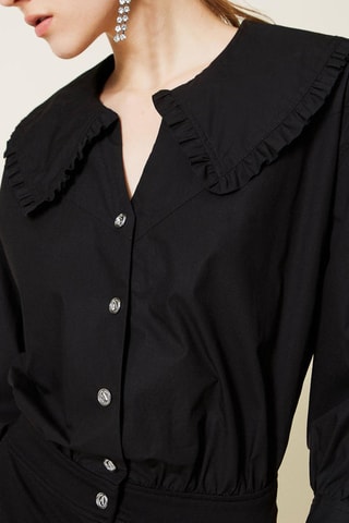 Vestido direito Preto