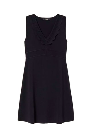 Vestido direito - Preto