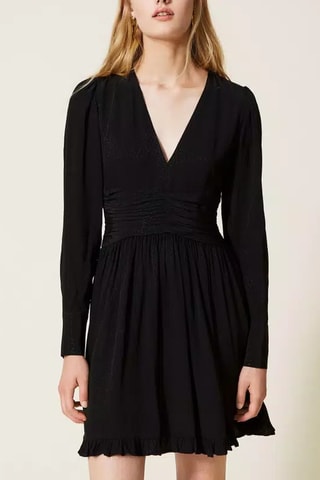 Vestido estilo patinadora - Preto