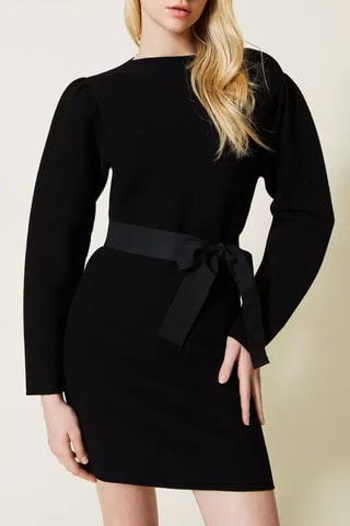 Vestido direito - Preto