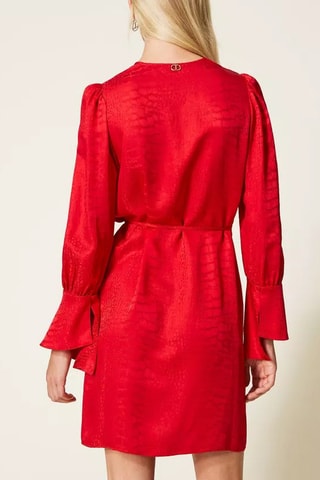 Vestido direito - Vermelho