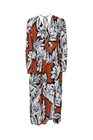 Vestido midi - Camel