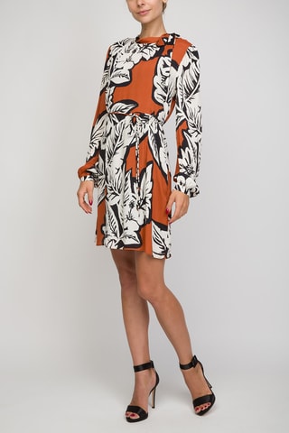 Vestido direito - Camel