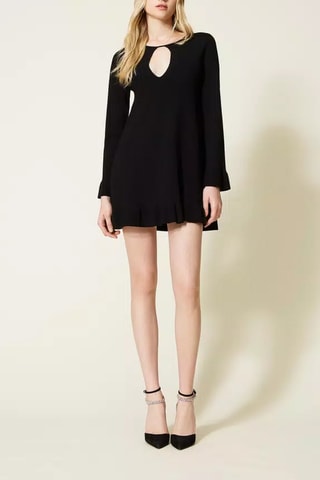 Vestido estilo patinadora - Preto