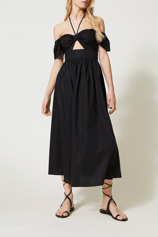 Vestido midi - Preto