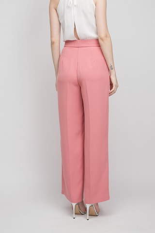 Macacão efeito ilusório - Rosa e branco