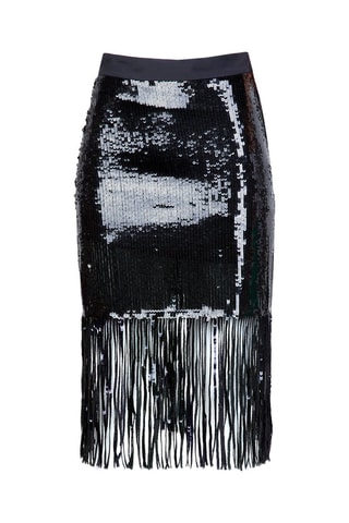 Saia direita - Preto