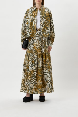 Saia comprida - Verde