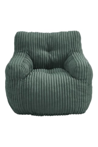 Pouf Luffy - Vert - En velours côtelé