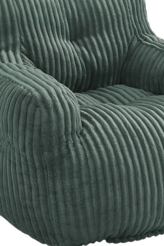 Pouf Luffy - Vert - En velours côtelé