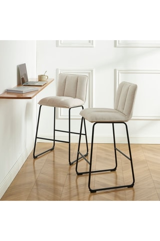 2 tabourets Isola - 57 x 100 x 47 cm