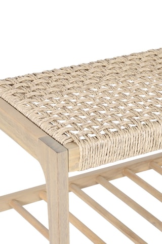 Banc Huka - Naturel - 100 x 36 x 45,5 cm